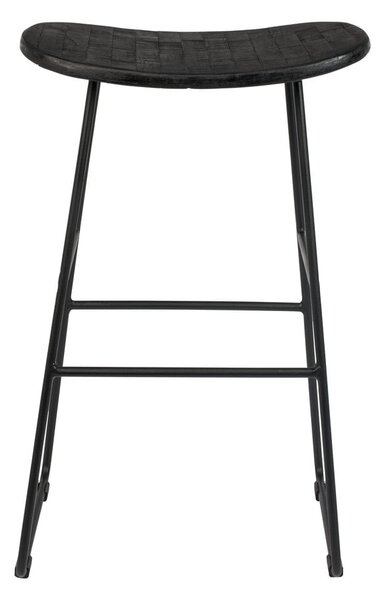 Čierna barová stolička 2 ks (výška sedadla 62 cm) Tangle – White Label
