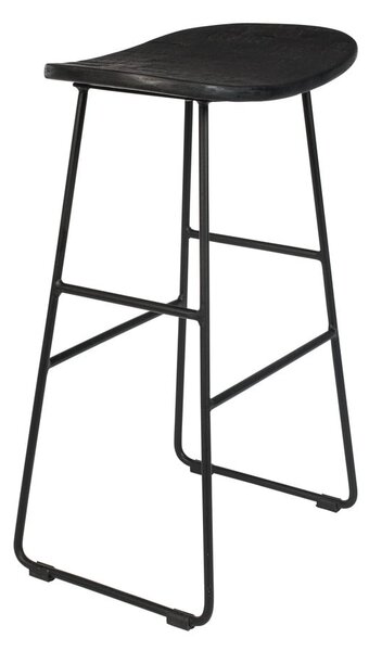 Čierna barová stolička 2 ks (výška sedadla 62 cm) Tangle – White Label