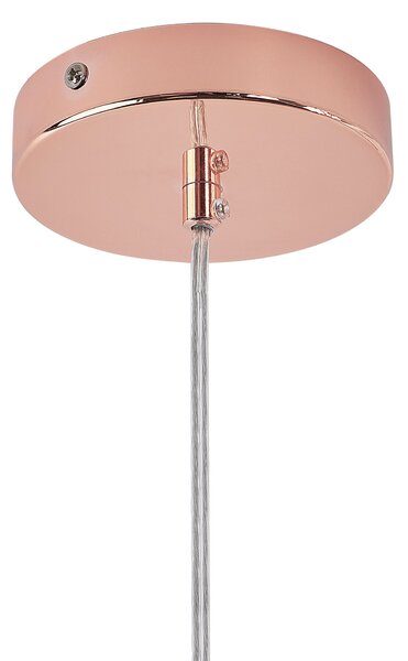 Závesná lampa medená kovová s 18 svetlami na strop moderný glamour štýl obývacia izba