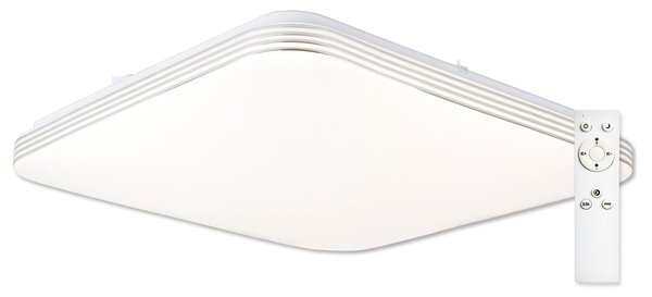 Stropné LED svietidlo Ocean HS 36W, 3000-6500K, 3600lm, 375x375, biela + diaľkové ovládanie