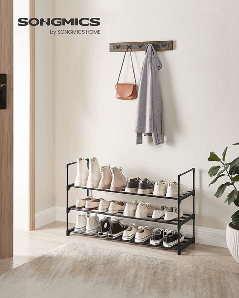 SONGMICS Botník Rezula 55 cm černý