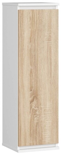 Vitrína CLP W 30 cm biela/dub sonoma