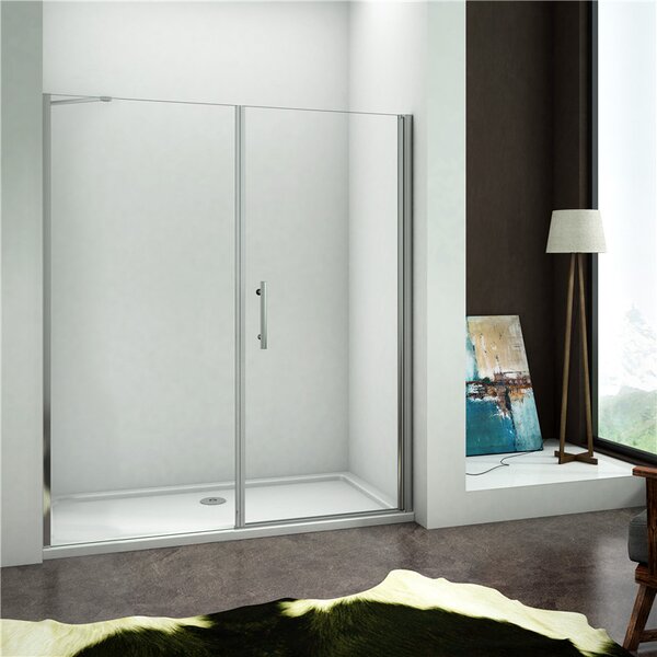 Sprchové dvere MELODY DW1 146 jednokrídlové dvere 142-146x195cm (dvere 70 + bočná stena 80)