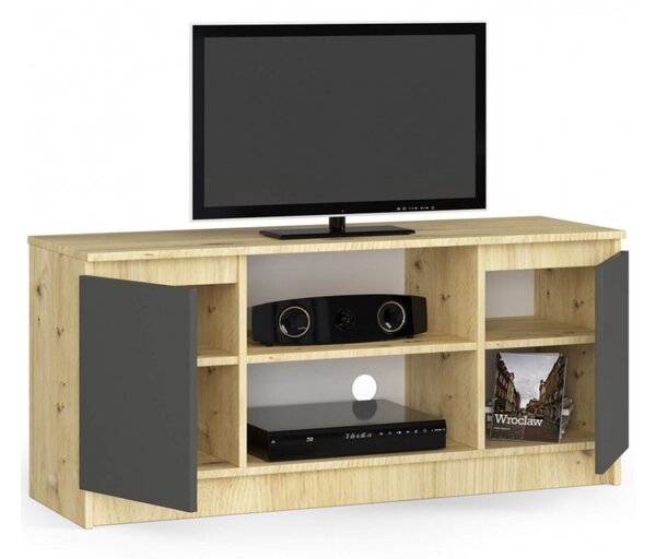TV stolík RTV K120 dubartisan/grafit-sivá