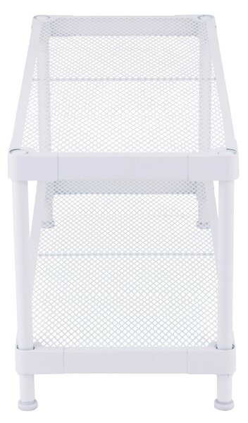 REGÁL NA TOPÁNKY, biela, 75/40/32 cm MID.YOU - Online Only drobný nábytok, Online Only