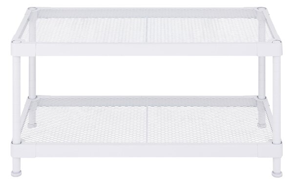 REGÁL NA TOPÁNKY, biela, 75/40/32 cm MID.YOU - Online Only drobný nábytok, Online Only