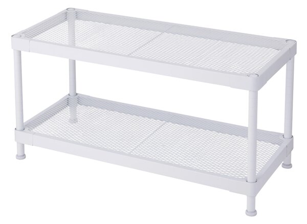 REGÁL NA TOPÁNKY, biela, 75/40/32 cm MID.YOU - Online Only drobný nábytok, Online Only