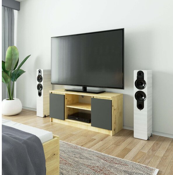 TV stolík RTV K120 dubartisan/grafit-sivá
