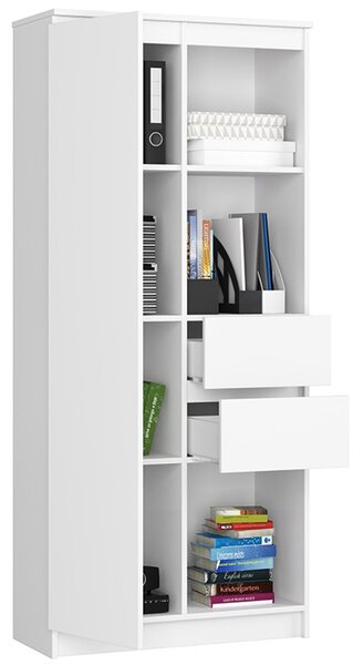 Regál R 80cm CLP R15 biela/lesk