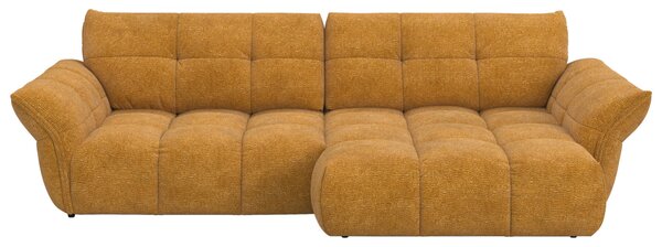 ROHOVÁ SEDAČKA, textil, tmavožltá Welnova - Sedačky
