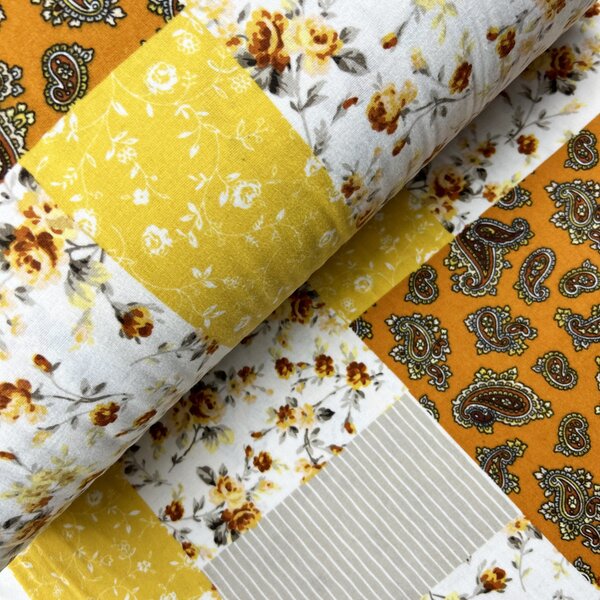 Ervi bavlna flanel š.240cm Patchwork 25125-1, metráž