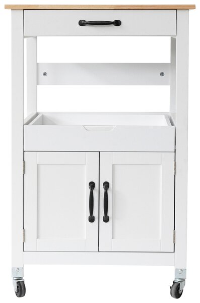 SERVÍROVACÍ VOZÍK, biela, 58/93/40 cm MID.YOU - Barový nábytok, Online Only