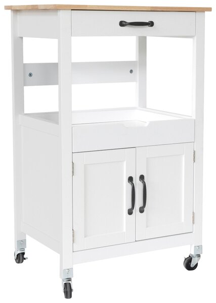 SERVÍROVACÍ VOZÍK, biela, 58/93/40 cm MID.YOU - Barový nábytok, Online Only
