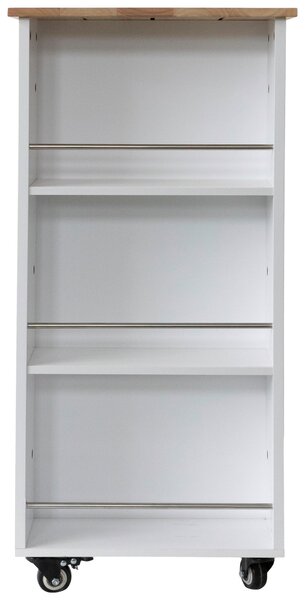 SERVÍROVACÍ VOZÍK, biela, 68/89/40 cm MID.YOU - Barový nábytok, Online Only