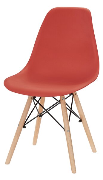 Dizajnová stolička ENZO L lososová Počet stoličiek: 2ks