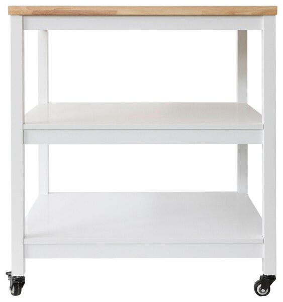 SERVÍROVACÍ VOZÍK, biela, 79/90/60 cm MID.YOU - Barový nábytok, Online Only