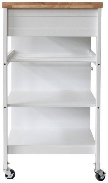 SERVÍROVACÍ VOZÍK, biela, 80/89/47 cm MID.YOU - Barový nábytok, Online Only