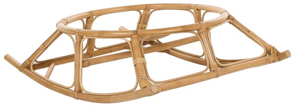 Hojdacie kreslo prírodná svetlobéžová ratan bavlnené vankúše interiér exteriér boho štýl záhrada terasa balkón
