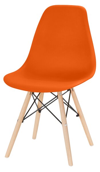 Dekorstudio Dizajnová stolička ENZO X oranžová Počet stoličiek: 1ks