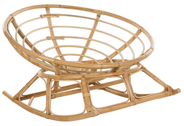 Hojdacie kreslo prírodná svetlobéžová ratan bavlnené vankúše interiér exteriér boho štýl záhrada terasa balkón