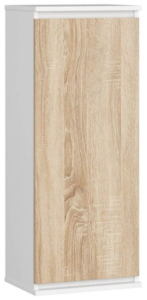 Vitrína CLP W 40 cm biela/dub sonoma