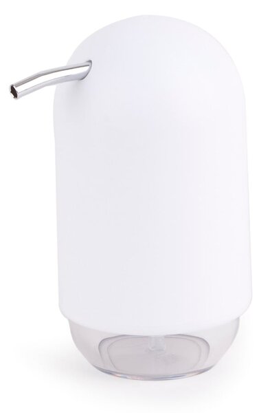Biely plastový dávkovač mydla 230 ml Touch – Umbra