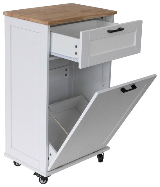SERVÍROVACÍ VOZÍK, biela, 52/89/35 cm MID.YOU - Barový nábytok, Online Only
