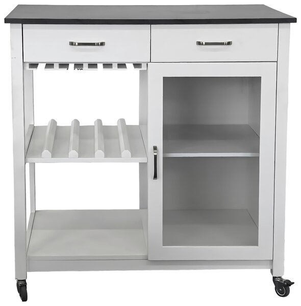 SERVÍROVACÍ VOZÍK, biela, 90/91/50 cm MID.YOU - Barový nábytok, Online Only