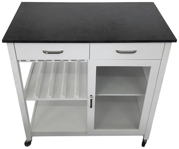 SERVÍROVACÍ VOZÍK, biela, 90/91/50 cm MID.YOU - Barový nábytok, Online Only