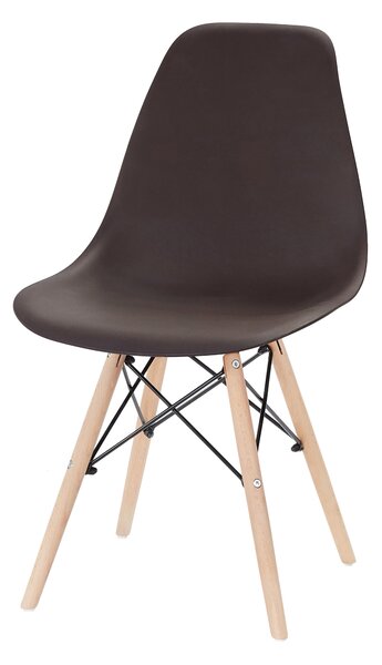 Dizajnová stolička ENZO L hnedá Počet stoličiek: 2ks