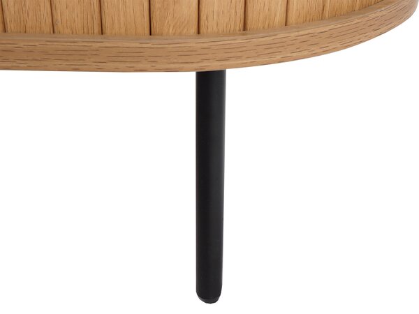 NÍZKA KOMODA, čierna, farba duba, 120/55/40 cm Xora - Online Only drobný nábytok, Online Only