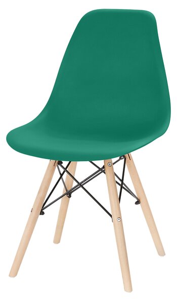 Dizajnová stolička ENZO L zelená-morská Počet stoličiek: 2ks
