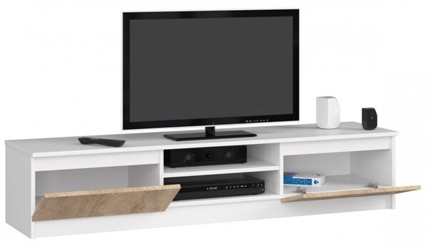 TV stolík RTV 160 biela/dub sonoma