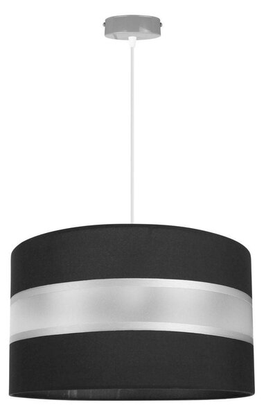 Závesné svietidlo Elegance, 1x textilné tienidlo (výber z 5 farieb), (výber z 3 farieb konštrukcie), (fi 35cm)