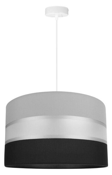 Závesné svietidlo Elegance, 1x textilné tienidlo (výber z 3 farieb - kombinácia 2 farieb), (výber z 3 farieb konštrukcie), (fi 35cm)
