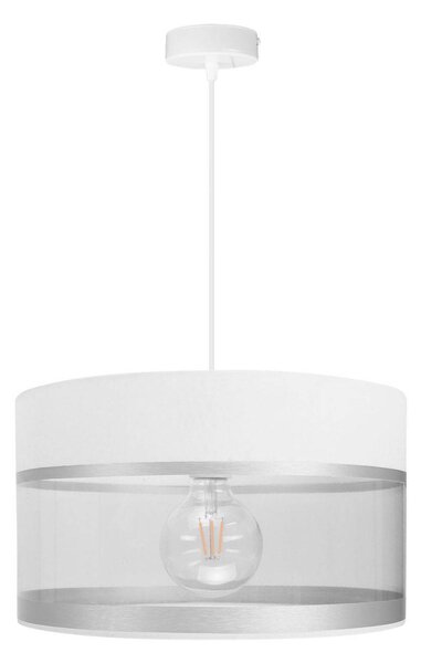 Závesné svietidlo Elegance, 1x textilné tienidlo (výber z 5 farieb - kombinácia 2 farieb), (výber z 3 farieb konštrukcie), (fi 35cm)