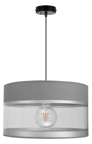 Závesné svietidlo Elegance, 1x textilné tienidlo (výber z 5 farieb - kombinácia 2 farieb), (výber z 3 farieb konštrukcie), (fi 35cm)