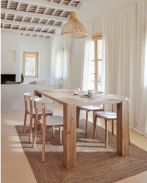 Jedálenský stôl v dekore duba 90x160 cm Deyanira – Kave Home