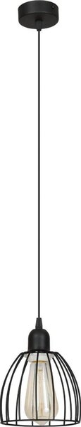 Závesné svietidlo Nuvola, 1x drôtené tienidlo (výber z 2 farieb), (výber zo 4 tvarov tienidla)