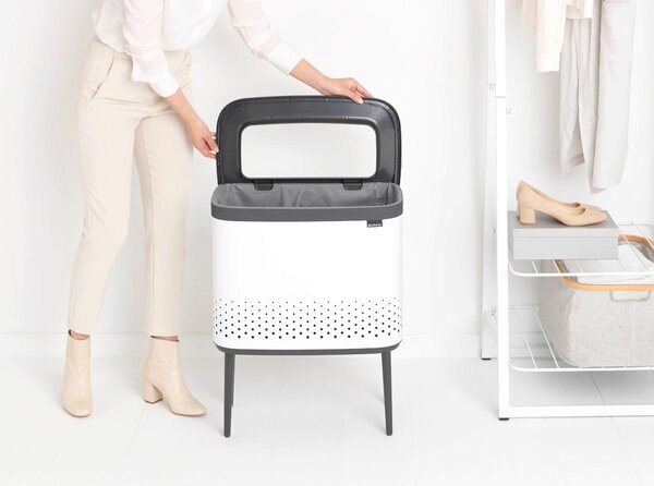 NÁDOBA NA BIELIZEŇ, biela Brabantia - Žehlenie & pranie, Online Only