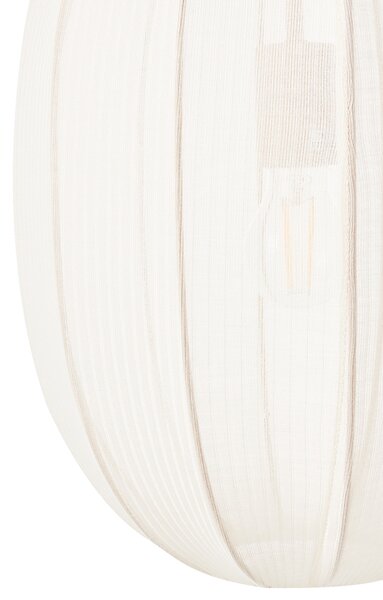 Závesná lampa biela nylon látkové tienidlo osvetlenie moderný štýl obývacia izba