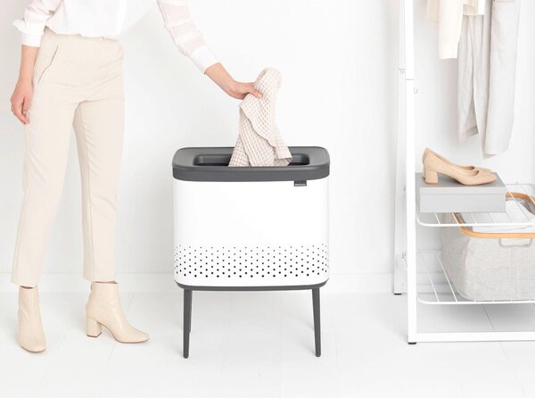 NÁDOBA NA BIELIZEŇ, biela Brabantia - Žehlenie & pranie, Online Only