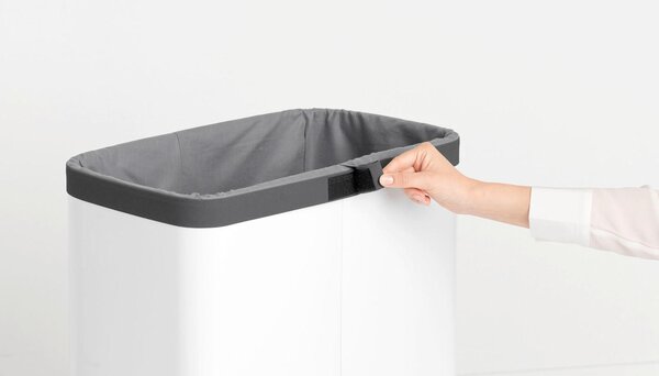 NÁDOBA NA BIELIZEŇ, biela Brabantia - Žehlenie & pranie, Online Only