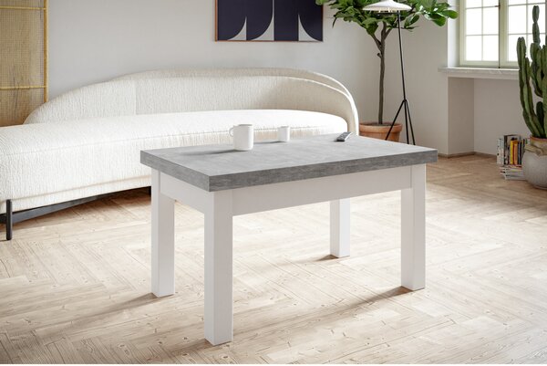 Konferenčný stolík Classic 100x60 cm Biela Čierna