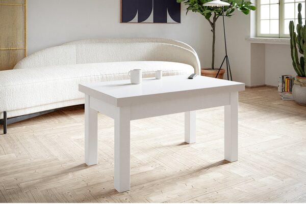 Konferenčný stolík Classic 100x60 cm Biela Čierna