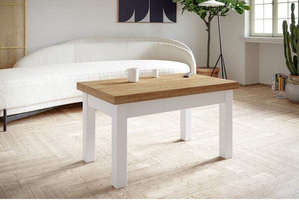 Konferenčný stolík Classic 100x60 cm Biela Čierna
