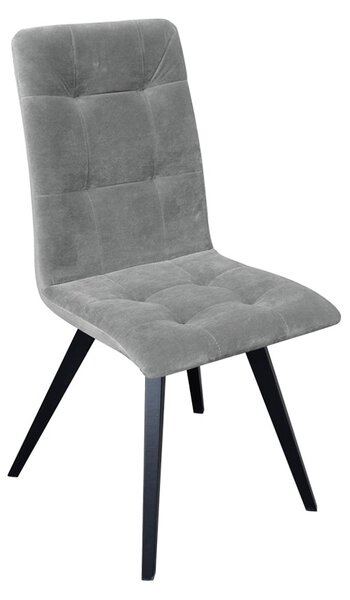Dizajnová jedálenská stolička Karla, šedá