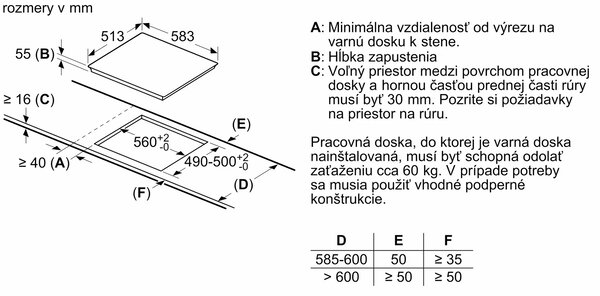 Bosch PIE645BB5E + kupóny na daľší nákup - Indukčná varná doska