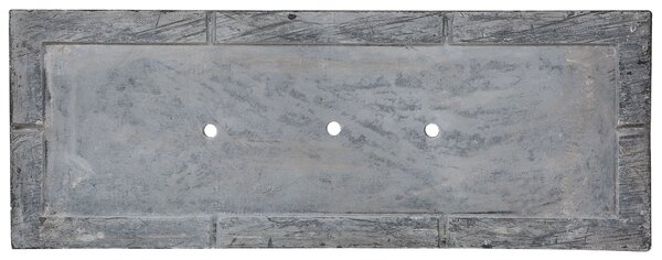 Kvetináč čierny vláknitá hlina 80 x 30 x 92 cm obdĺžnikový odolný voči poveternostným vplyvom