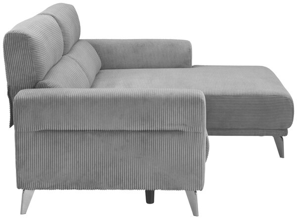 ROHOVÁ SEDAČKA, textil, svetlosivá Livetastic - Sedačky, Online Only